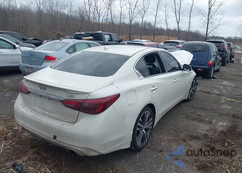 2019 Infiniti Q50 3.0T Luxe z USA, uszkodzony, nr VIN JN1EV7AP9KM541641
